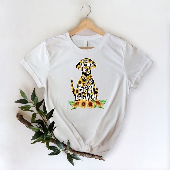 Happy Mother's Day To The Best Dog Mom Shirt, Mother Shirt, Gift For Mother - Picture 1 of 2